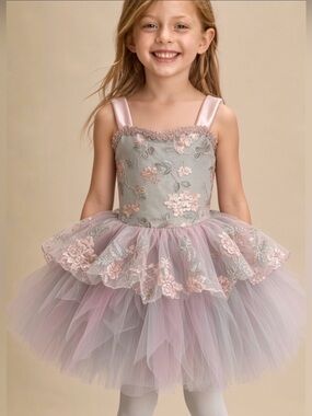 Girls TUTU Princess Ballerina Costume Dress 5/6 $128.00